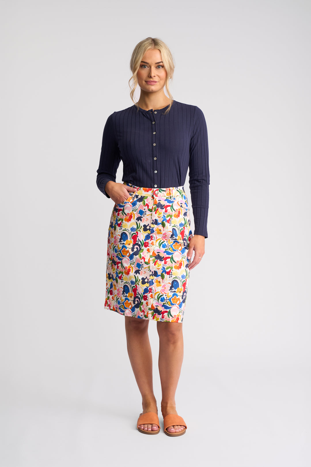 Vassalli Poppy Skirt