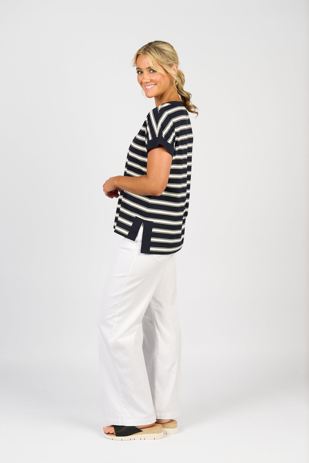 Vassalli Drop Sleeve Top 4363S