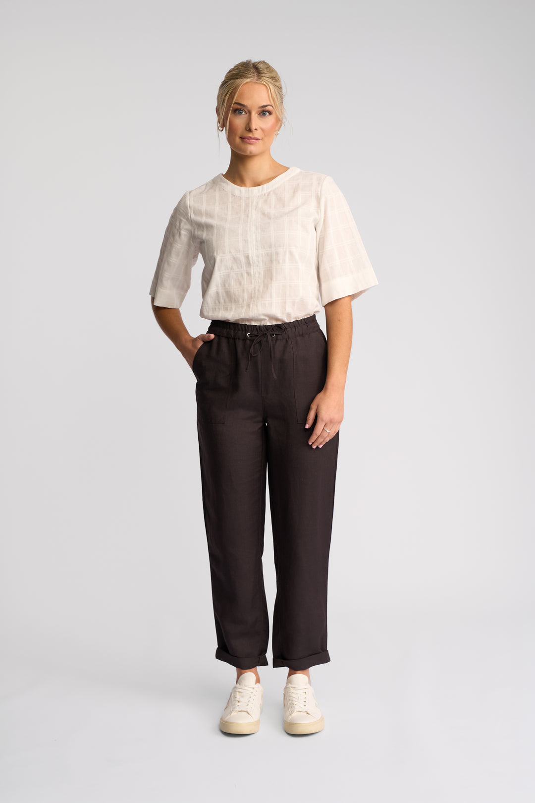 Vassalli Oxford Slim Leg Pants
