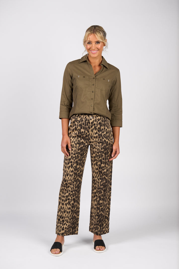 Vassalli Wide Leg Ankle Grazer Jean