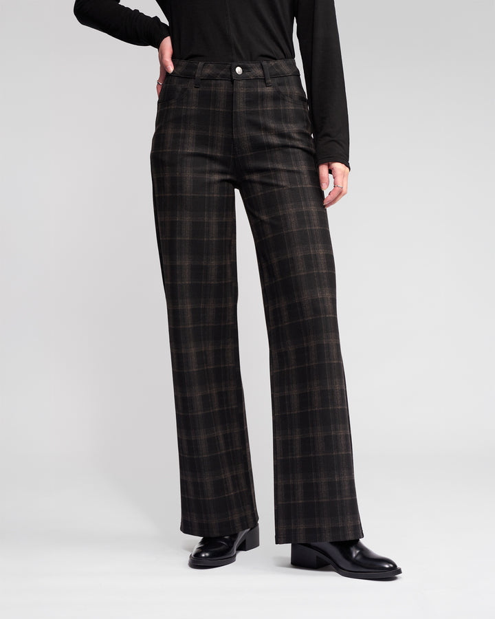 Vassalli Wide Leg Full Length Ponti Pant