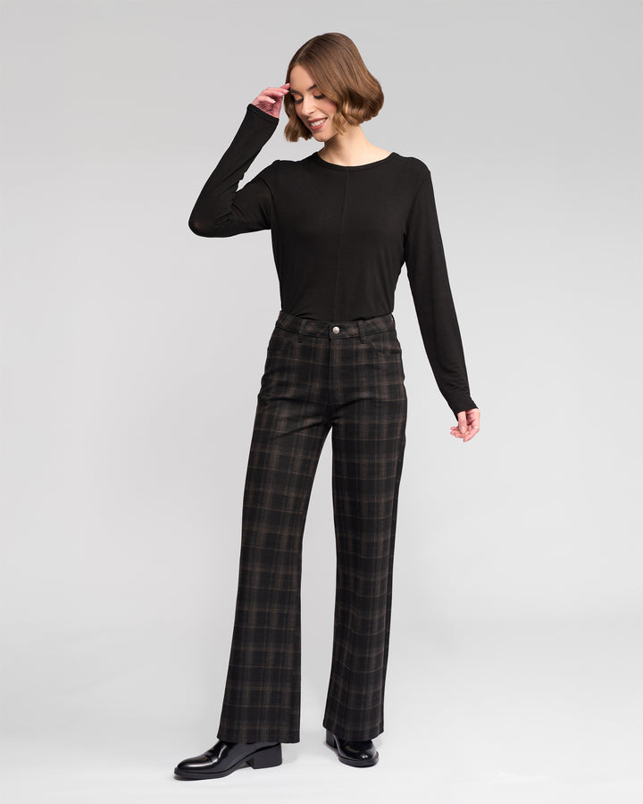 Vassalli Wide Leg Full Length Ponti Pant