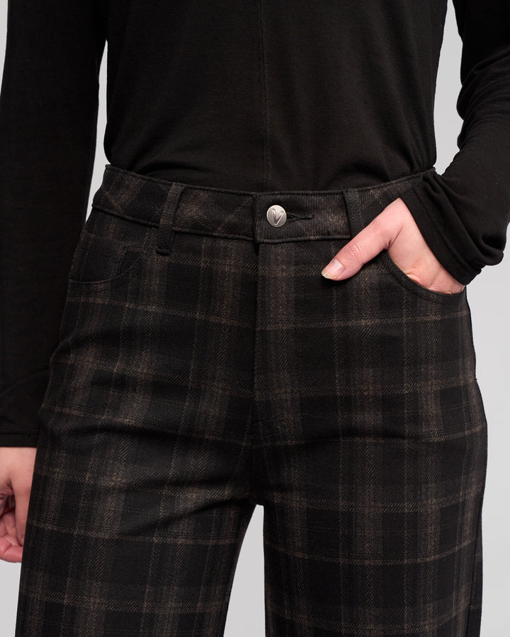 Vassalli Wide Leg Full Length Ponti Pant