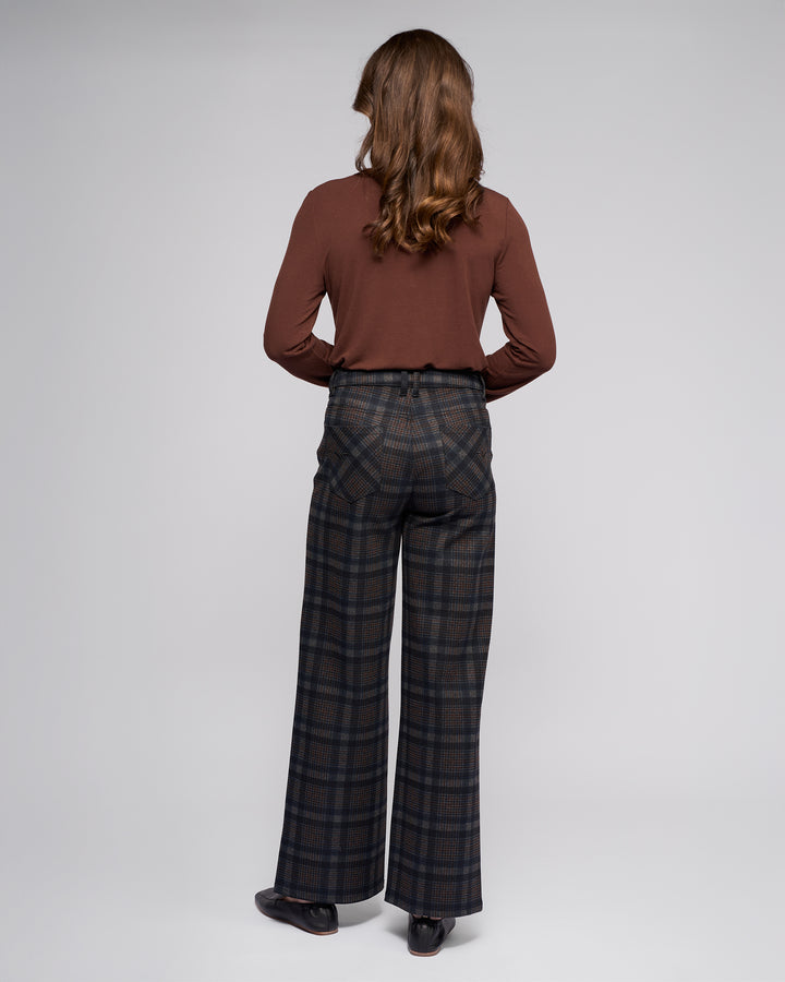 Vassalli Wide Leg Full Length Ponti Pant