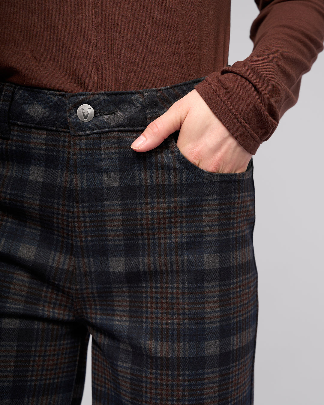 Vassalli Wide Leg Full Length Ponti Pant