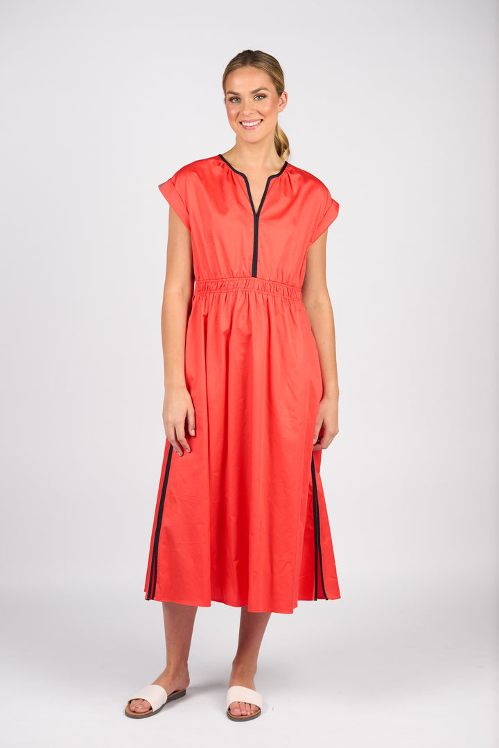 Vassalli Shirred Waist Dress