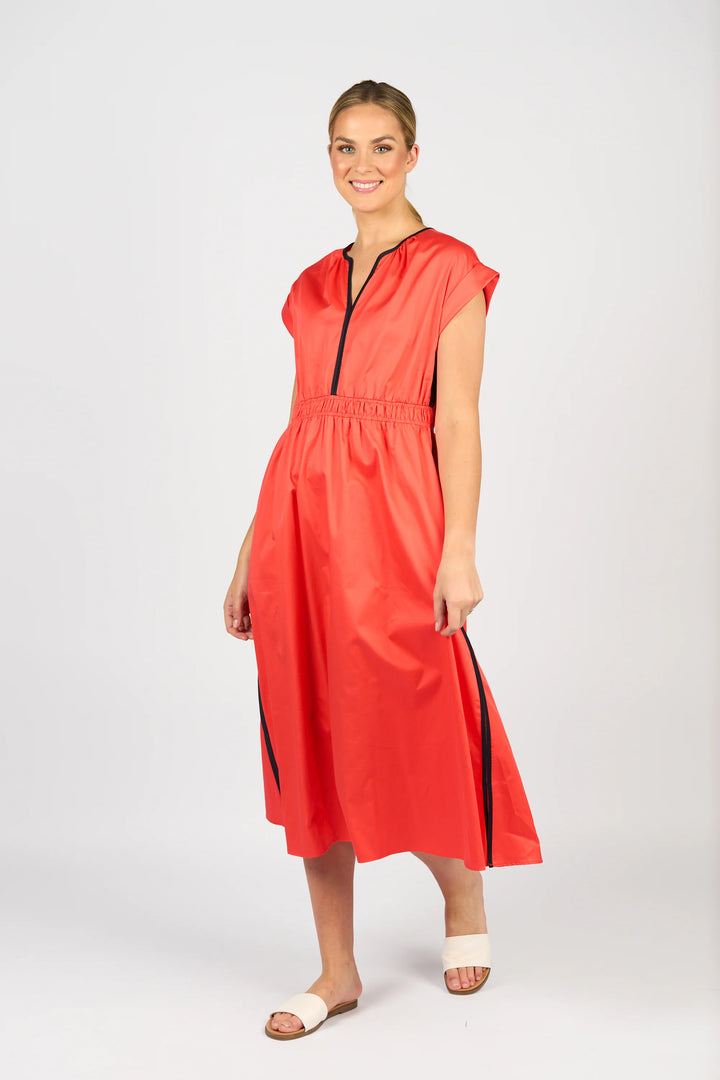 Vassalli Shirred Waist Dress
