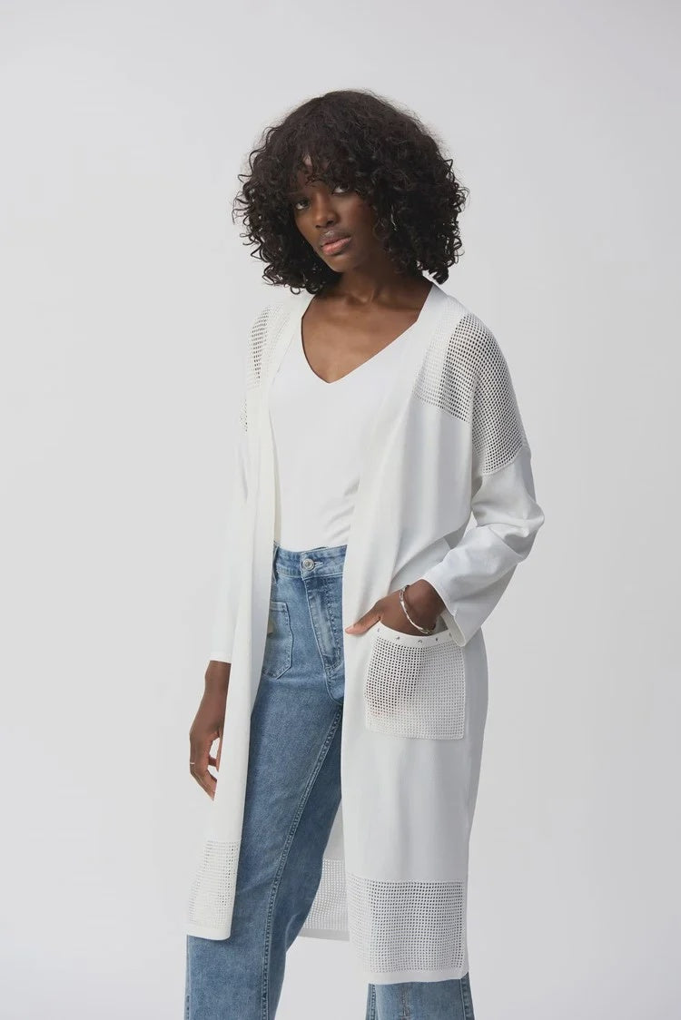 Joseph Ribkoff Minimalistic Long Cardigan