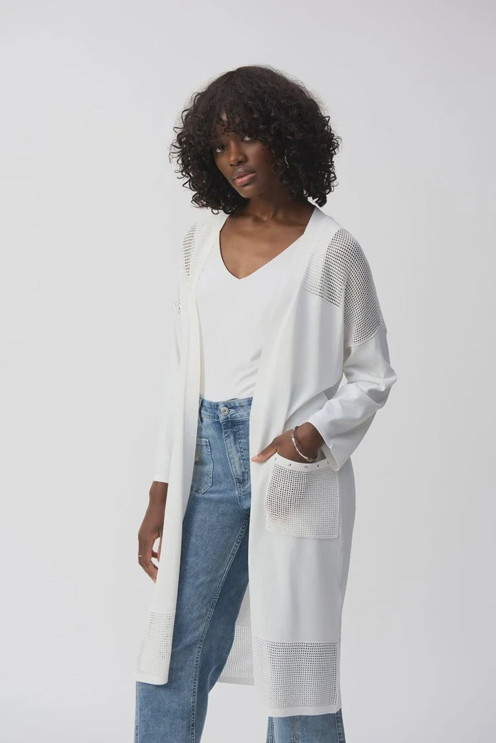 Joseph Ribkoff Minimalistic Long Cardigan
