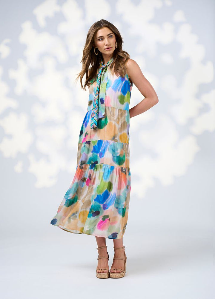 Loobies Story Free Spirit tie Midi Dress