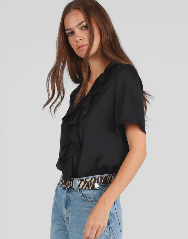 Storm Zebra Print Belt